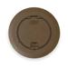 STEEL CITY 68R-CST-BRN Floor Box Cover,Round,6-3/4 in.,Brown