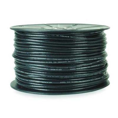 CAROL C1188.21.01 Coaxial Cable,RG-58/AU,20 AWG,Black