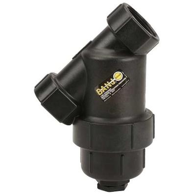BANJO LS200-50 Y Strainer, 2" Pipe, FNPT x FNPT, Polypropylene, 150 psi