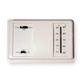 DAYTON 4PU47 Low Voltage Thermostat, Hardwired, 20/30VAC