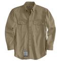 CARHARTT FRS160-KHI MED REG Carhartt Flame Resistant Collared Shirt, Khaki,