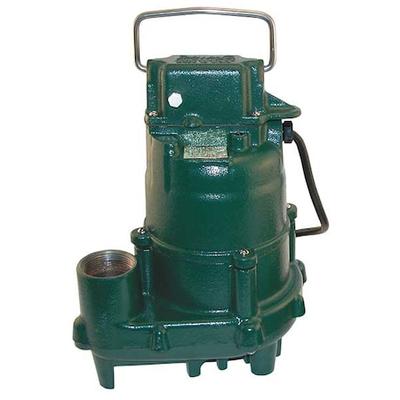 ZOELLER 152-0002 Submersible Effluent Pump,4/10hp,8.5A