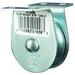 ZORO SELECT 4JX65 Pulley Block, Wire Rope, 3/16 in Max Cable Size, 525 lb Max