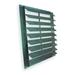 DAYTON 4FZH9 36 in Backdraft Damper / Wall Shutter, 36-1/2 in x 36-1/2 in