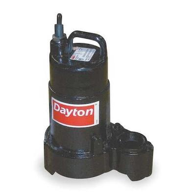 DAYTON 4HU69 1/2 HP 1-1/2" F Submersible Sump Pump 120V AC None