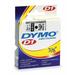 DYMO 41913 Adhesive Label Tape Cartridge 3/8" x 23 ft., Black/White