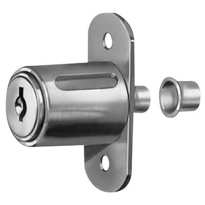 COMPX NATIONAL C8043-KD-14A Sliding Door Lock, Nickel,Key Different