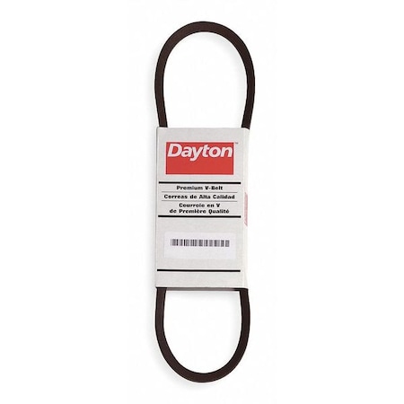 DAYTON 5VX1250 Wedged Cogged V-Belt, Power Ace Cog, 5VX1250, 5VX, NR, 125 in,