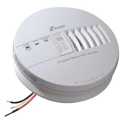KIDDE KN-COB-IC Carbon Monoxide Alarm, 85 dB at 10 ft, 120V AC, 9V,