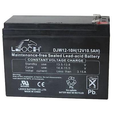 EDWARDS SIGNALING 12V10A Fire Alarm Battery,10 Amps