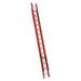 LOUISVILLE FE3228 Fiberglass Extension Ladder, 300 lb Load Capacity