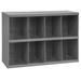 DURHAM MFG 396-95 Pigeonhole Bin Unit, 8 Compartments, 12 in D x 23 7/8 in H x