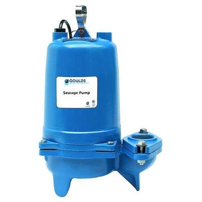 GOULDS WS0732BF 3/4 HP 2" Manual Submersible Sewage Pump 230V