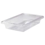 RUBBERMAID COMMERCIAL FG330700CLR Food Box, 8 qt., Clear