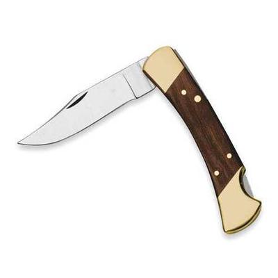 PROTO J18545 Folding Pocket Knife,Lockback w/Sheath