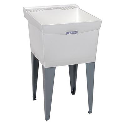 MUSTEE 19F 20 in W x 24 in L x 34 in H, Floor Mount, Thermoplastic, Utility Sink