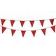 ZORO SELECT 1EKR5 Pennants,Vinyl,Red,60 ft.