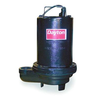 DAYTON 4HU76 Pump,Effluent,1/2 HP