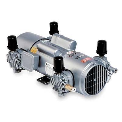 GAST 7HDD-57-M750X Piston Air Compressor,1-1/2HP