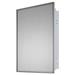 KETCHAM 1622 16" x 22" Residential Recessed Mounted SS Framed Medicine Cabinet