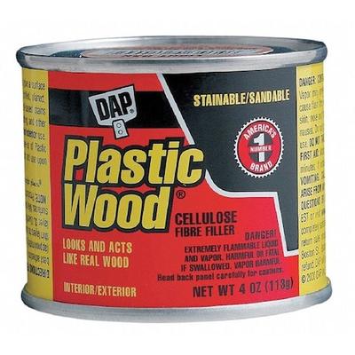 DAP 21400 Solvent Wood Filler, Can, Light Oak, Plastic Wood