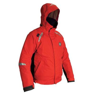 MUSTANG SURVIVAL MJ5246-123-L-206 Catalyst Float Coat,Red,L