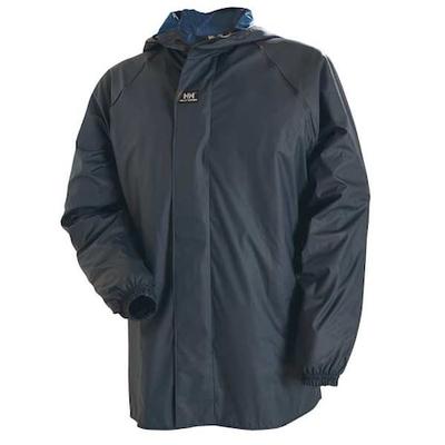 HELLY HANSEN 70317_590-4XL Rain Jacket with Hood,Navy,4XL