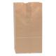 ZORO SELECT 18406 Grocery Bag Flat Bottom 6# Brown, Pk500