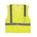 KISHIGO 1083-2X 2XL Class 2 High Visibility Vest, Lime