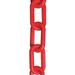 MR. CHAIN 50005-100 2" (#8, 51 mm.) x 100 ft. Red Plastic Chain