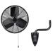 DAYTON 13V402 Light-Duty Industrial Fan 20" Oscillating, 120VAC, 5100/6200 CFM