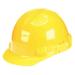 BULLARD VTYLR Front Brim Hard Hat, Type 2, Class E, Ratchet (4-Point), Yellow