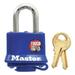 MASTER LOCK 312D Padlock, Keyed Different, Standard Shackle, Rectangular Steel