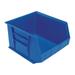 QUANTUM STORAGE SYSTEMS QUS270BL Hang & Stack Storage Bin, Blue, Polypropylene,