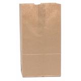 ZORO SELECT 18402 Grocery Bag Flat Bottom 2# Brown, Pk500