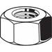 ZORO SELECT U04122.056.0001 Hex Nut, 9/16"-12, Steel, Grade 8, Zinc Yellow,