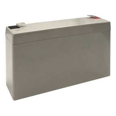 DUAL-LITE 0120800 Battery,Lead Calcium,6V,Flag Terminal