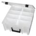 FLAMBEAU T9200 Adjustable Compartment Box with 1 to 8 compartments, Plastic, 6