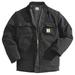 CARHARTT C003-BLK XXL REG Men's Black Cotton Duck Coat size 2XL