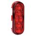 MAXXIMA M63346R-KIT Stop-Turn-Tail Lamp,LED,Oval,Red