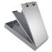 SAUNDERS 21118 8-1/2" x 11" Clipboard 1/2", Silver