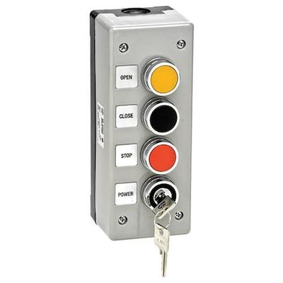 AMERICAN GARAGE DOOR SUPPLY 3BXLT Control Station,3 Buttons,Nema 4X