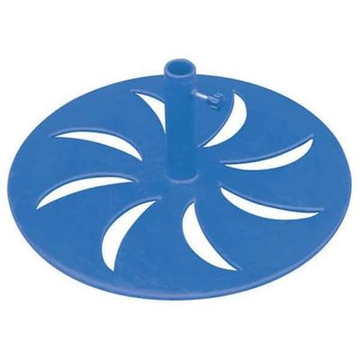 ZORO SELECT 4HUW6 Outdoor Umbrella Base, Round, Blue