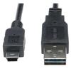 TRIPP LITE UR030-006 Reversible USB Cable,Black,6 ft.