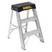 DEWALT DXL2010-02 2 Steps, Aluminum Step Stool, 300 lb. Load Capacity, Silver