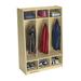 Childcraft 3 Section Preschool Cubby Locker Wood in Brown/Yellow | 48 H x 32.5 W x 13.75 D in | Wayfair 1403214