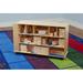 Childcraft 9 Compartment Shelving Unit w/ Casters Wood in Brown | 13 H x 35.75 W x 24.75 D in | Wayfair 205879