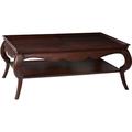 Fairfield Chair Belmont Coffee Table w/ Storage Wood in Brown/Red | 19 H x 48 W x 32 D in | Wayfair 8105-93