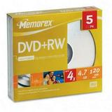 Memorex 4x DVD+RW Media