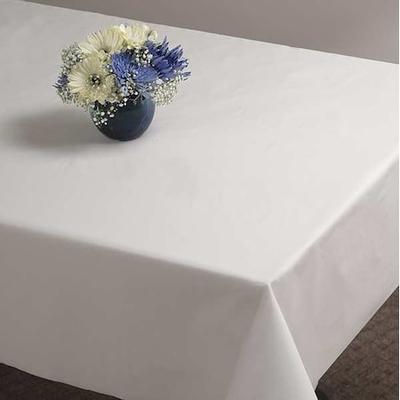 ZORO SELECT 112010 Table Cover,Plastic,82 In.,White,PK12